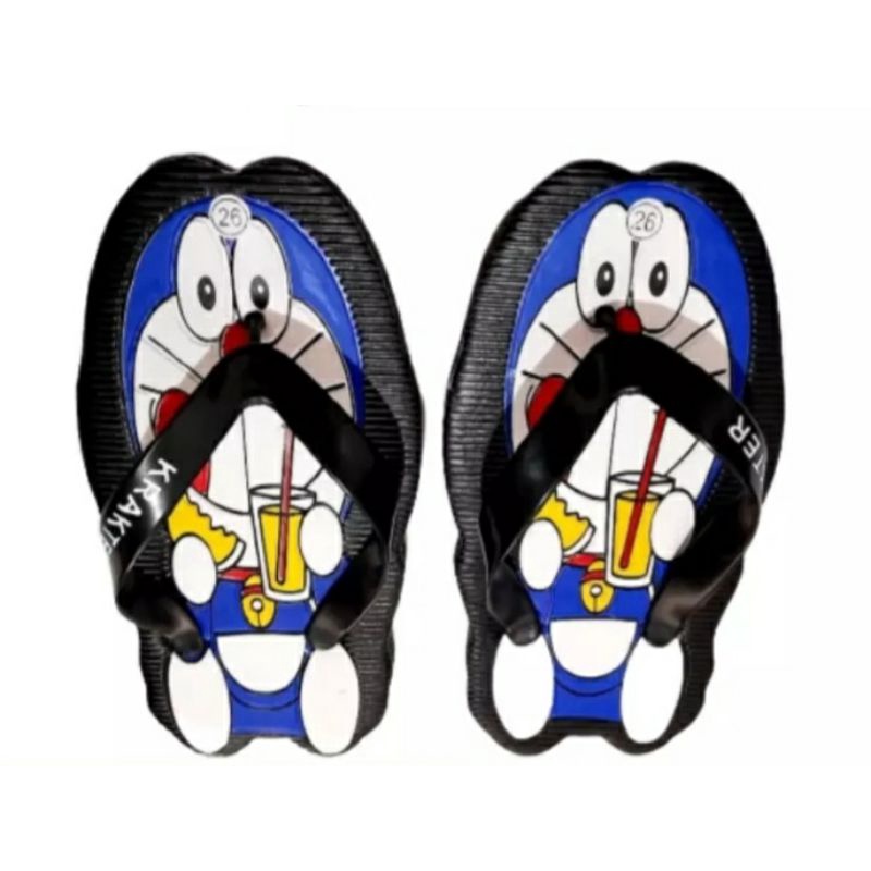 Arkn-Sandal anak Kalakter Doraemon Terbaru