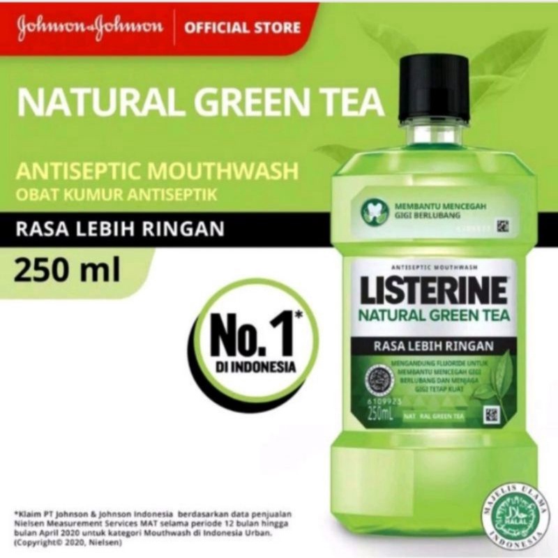 

LESTERINE 250ML GREEN TEA antiseptic mouthwash/obat kumur