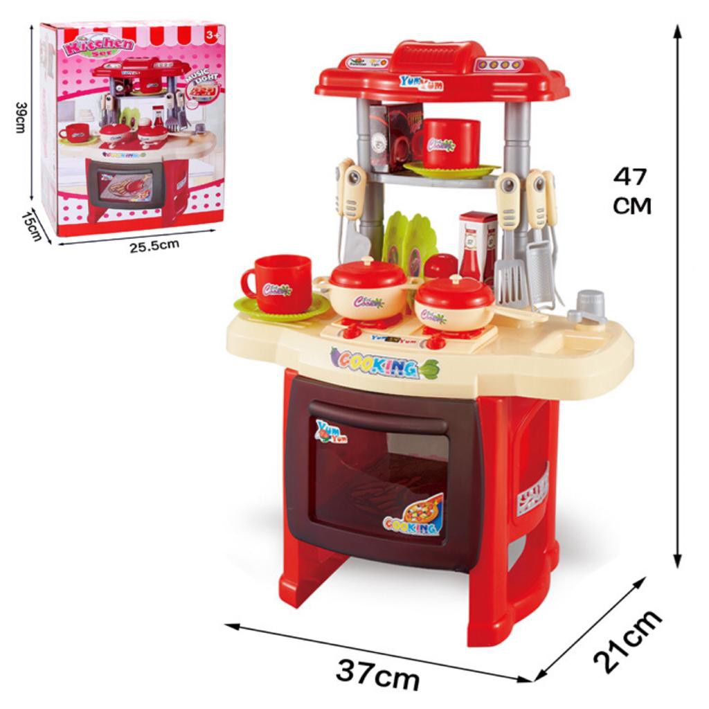 [MS]Mainan Anak Kitchen Set Masak-masak Lengkap Acc 24pcs