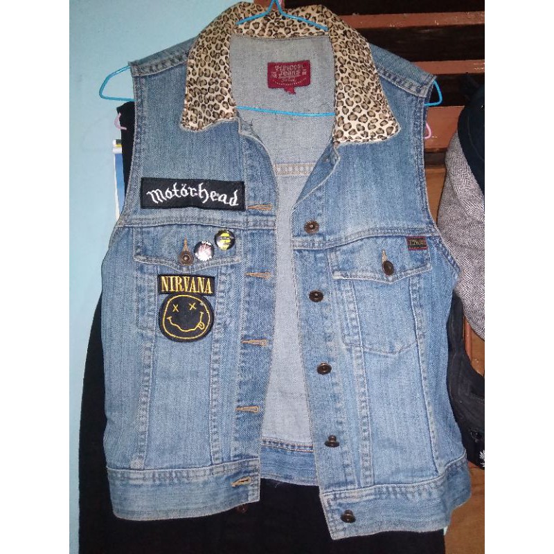 vest custom/vest punk #rompi custom punk