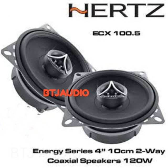 SPEAKER MOBIL COAXIAL HERTZ ECX 100.5 UKURAN 4 INCH (BARANG ORIGINAL)