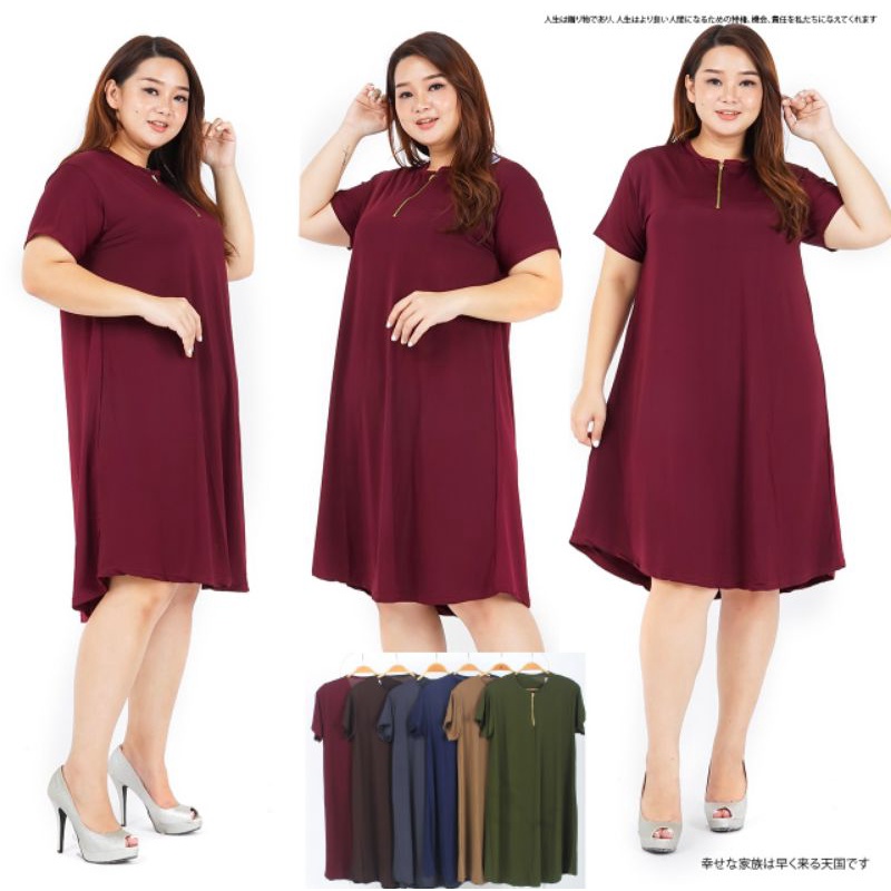 DASTER WANITA POLOS BAHAN JERSEY