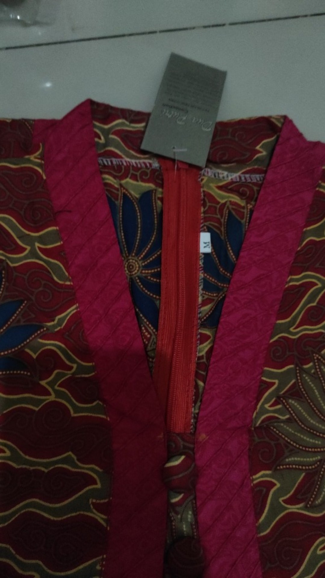 Atasn Blouse Batik Kutubaru Modern - Motif Mega Mendung S-m-l-xl-xxl-3l-4l-5l