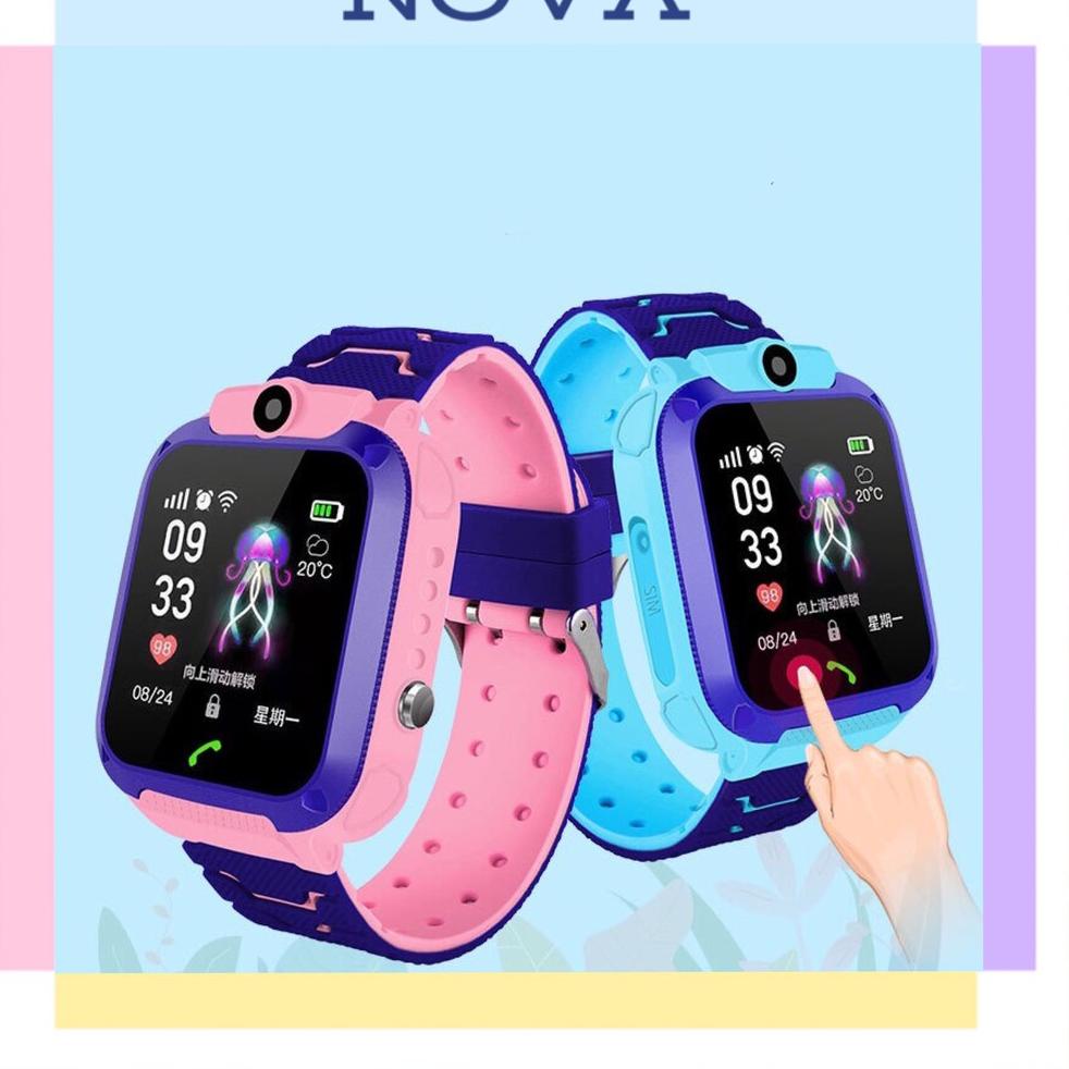 Promo Besar ||88z, [Nova Fashion] Jam tangan Imo SmartWatch anak IP67 Anti air Q12 bisa berenang/man