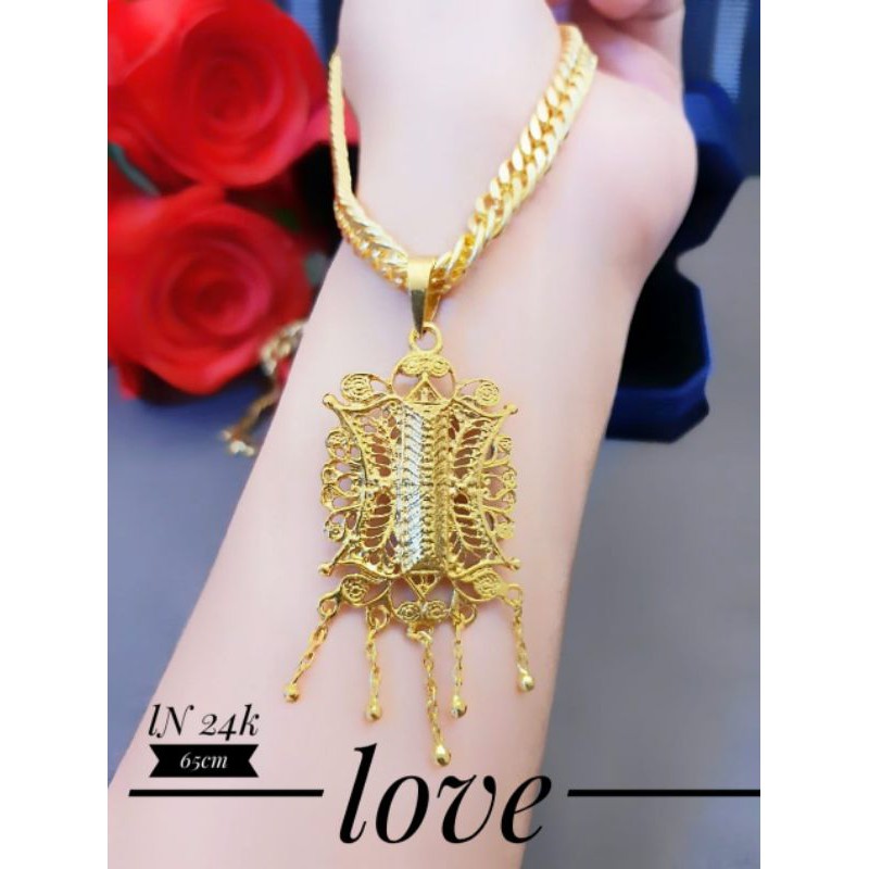 Xuping Kalung lapis emas 24k