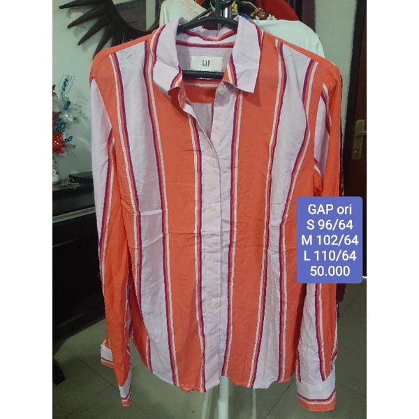 Kemeja wanita gap ori