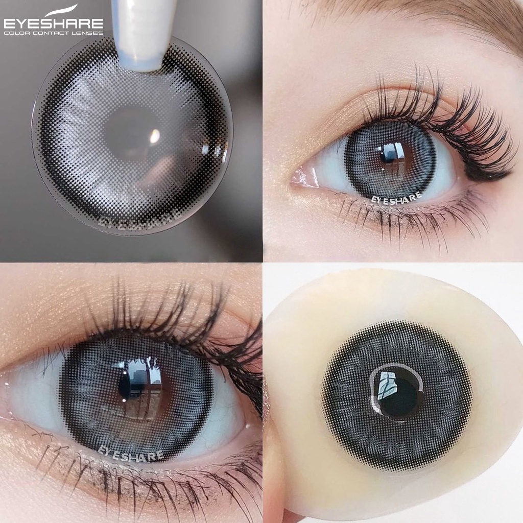Jual 【cod】 Diamond Softlens Big Eye Soft Colored Contact Lens Yearly Use Ensa Mata Soflen Mata 