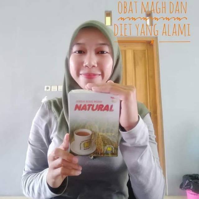 

Serbuk beras merah natural