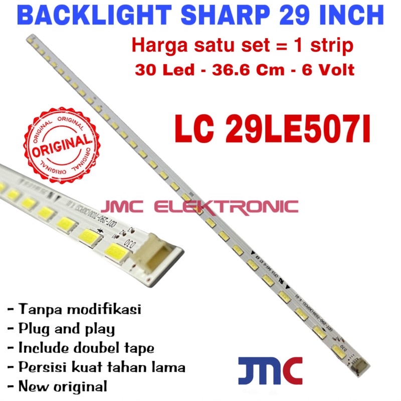 BACKLIGHT TV LED SHARP 29 INC LC29LE507I LC29LE5071 LC29LE507 LC 29LE507 29LE507I BL SHARP 29IN 29 INCH