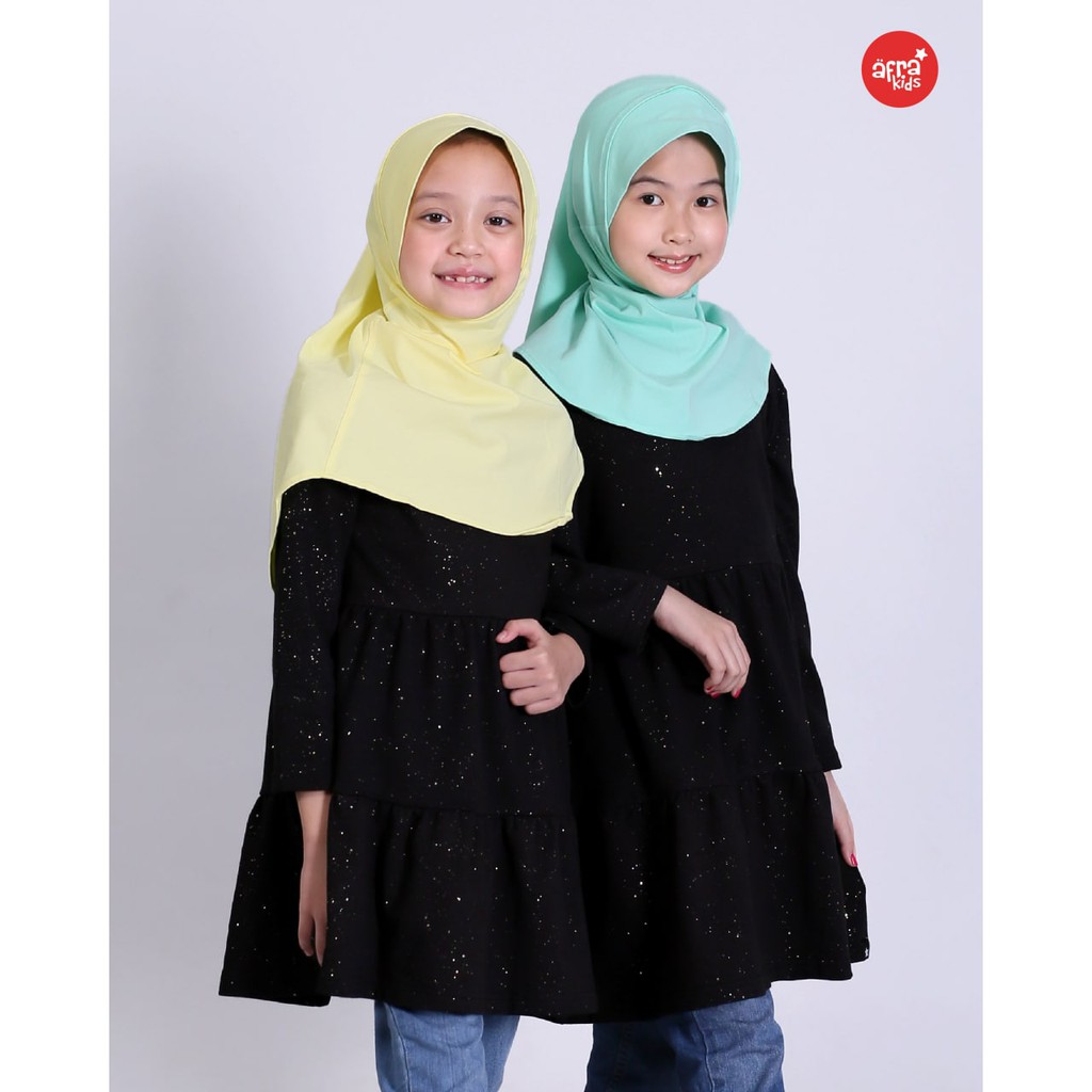 Tunik Basic Afrakids Blink Blink Kode AT001-Hitam, AT002-Navy, AT003-Abu, AT004-Toska, AT005-Dongker