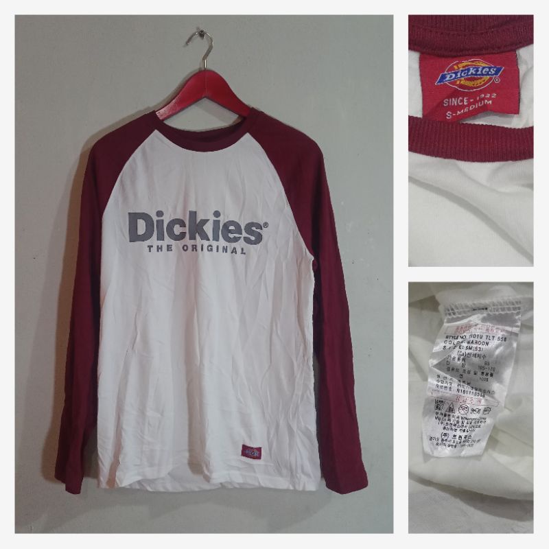 kaos lengan panjang dickies second branded