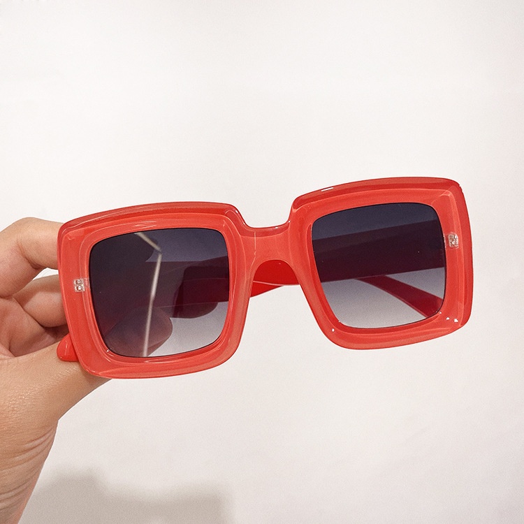 Kacamata Hitam Oversize Frame Kotak Untuk Wanita