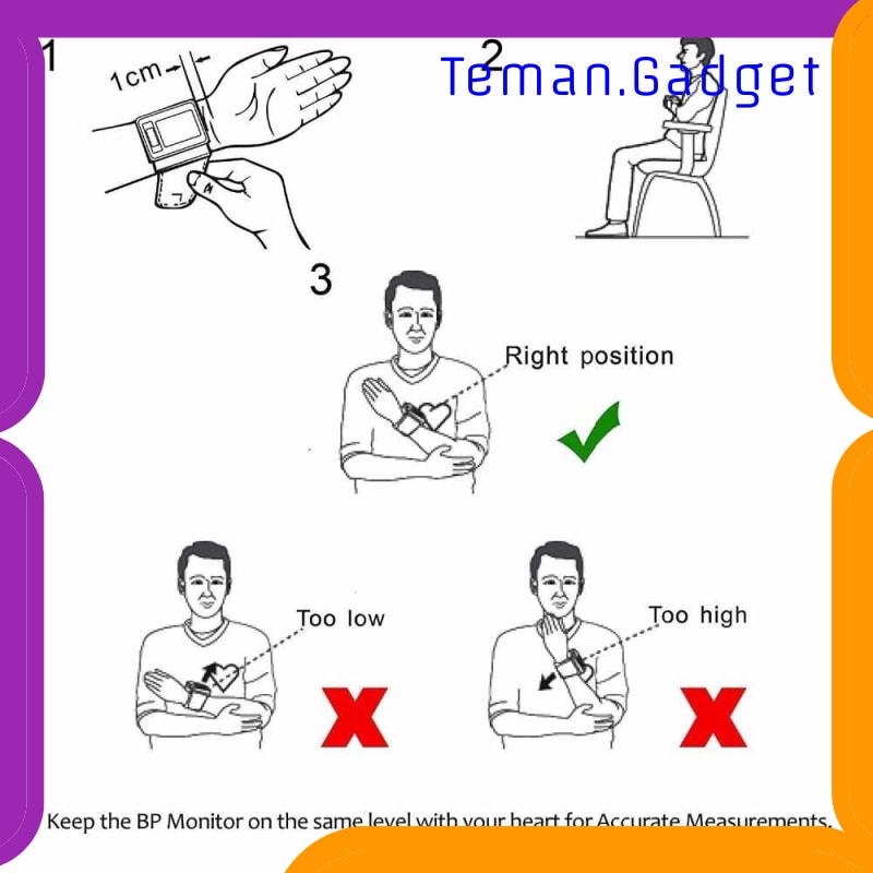 TG-FE327 PR SUNG PENGUKUR TEKANAN DARAH ELECTRONIC SPHYGMOMANOMETER - CK-W133