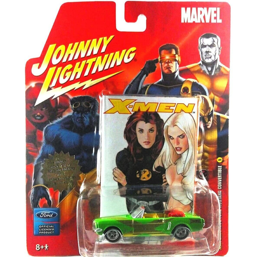 Jual Johnny Lightning XMen Jean Grey 1965 Ford Mustang Convertible