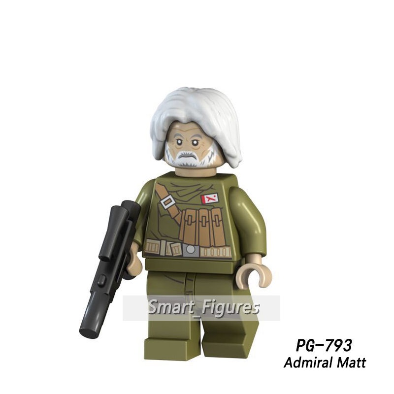 Mini Figure Star Wars Luke Han Solo Master Yoda Admiral Matt Rebel Pilot Sabine Wren PG8115