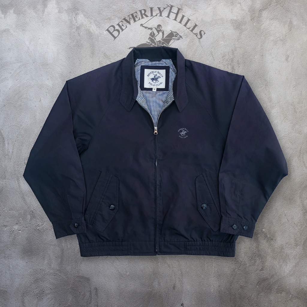 Jaket Harrington Beverly Hills Polo Club Original Tartan - M