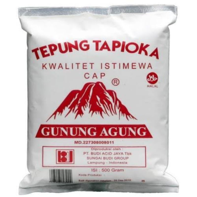 

Tepung tapioka cap gunung 500gr / tepung sagu