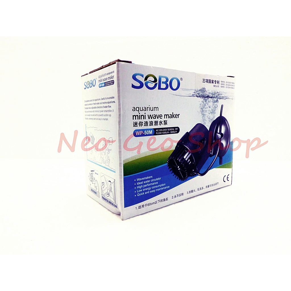 sobo sebo wp50 wp 50 mesin pompa gelombang ombak wave maker aquarium