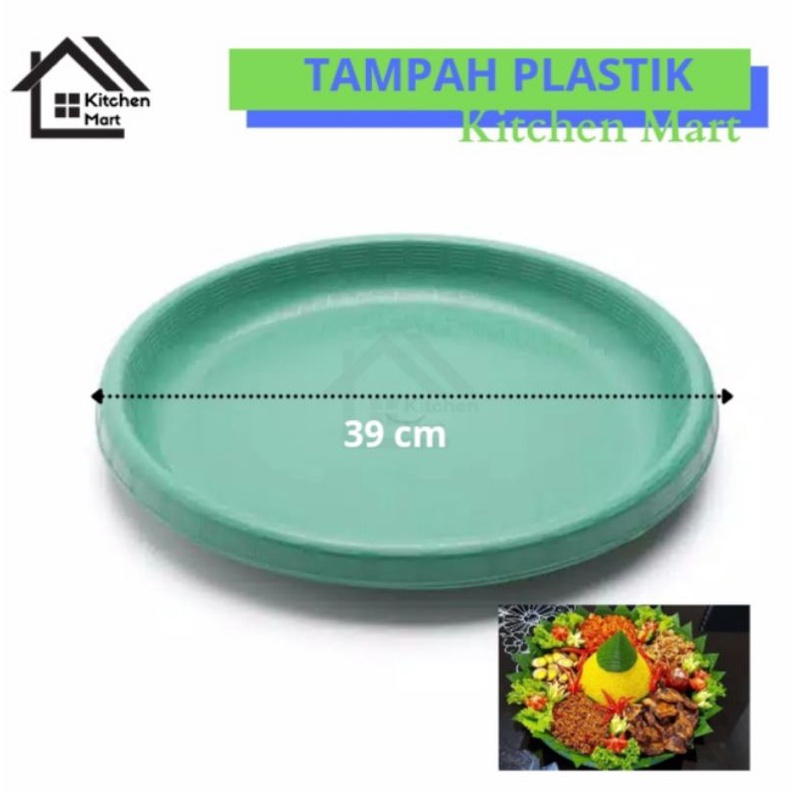 Tampah Plastik Ukuran Kecil Nampan Plastik Bulat Serbaguna