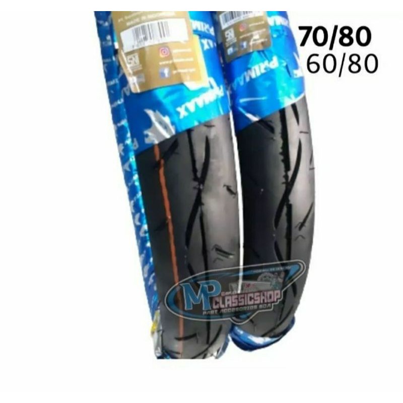 BAN PRIMAX SK 01 RING 17 UKURAN 70/80 SET 60/80 DEPAN BELAKANG