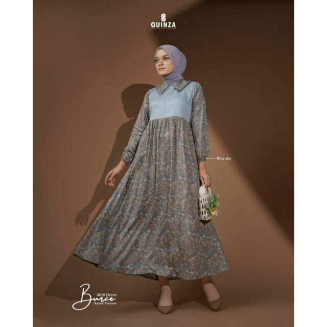 Burce Midi Dress By Quinza