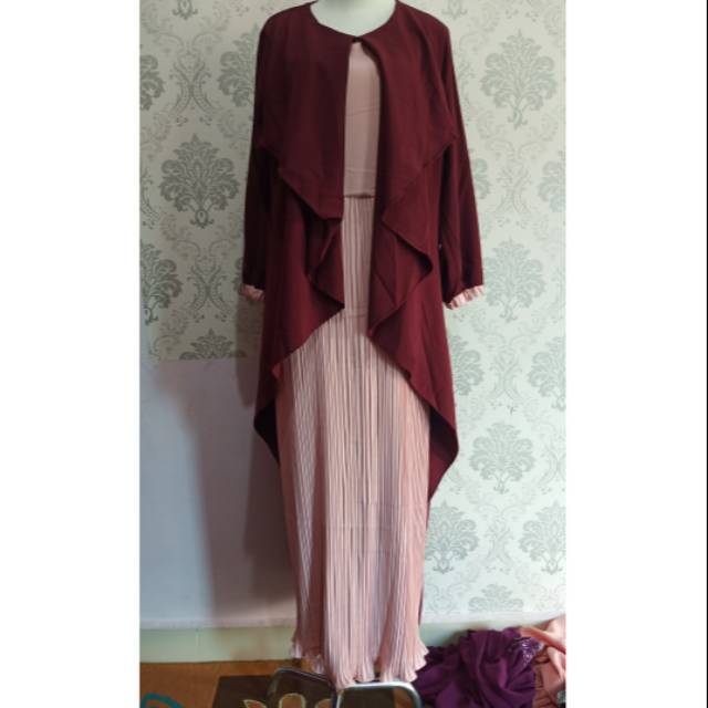 Gamis simpel gamis premium gamis murah barang butik higt qualiti gamis modern gamis casual