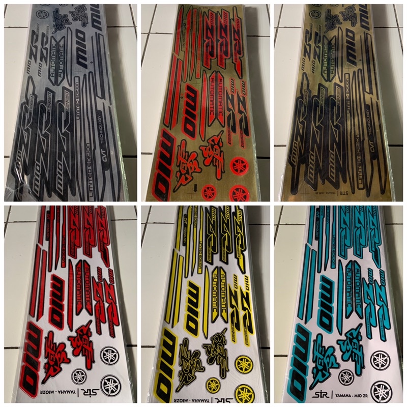 (COD) Striping Stiker Variasi Thailand Motor Mio Sporty - Mio Zr