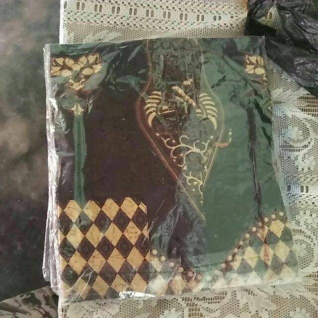 Kemeja Batik Liriz Seno Hijau