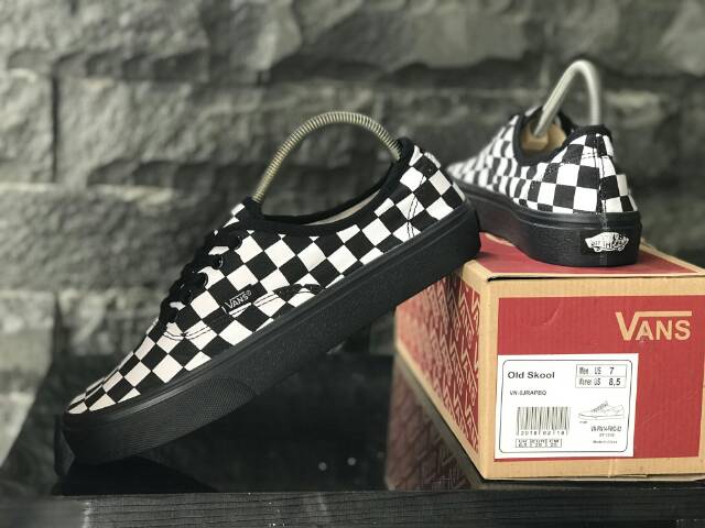 VANS AUTHENTIC CHECKERBOARD SNEAKERS PRIA