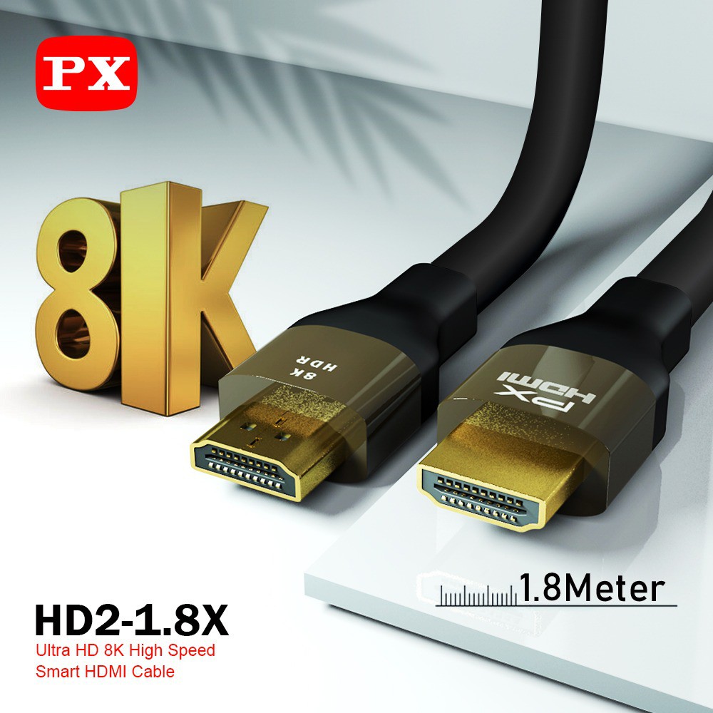 HDMI Kabel 2.1 High-Speed 8K HDR Smart HDMI Cable 1.8M PX HD2-1.8X