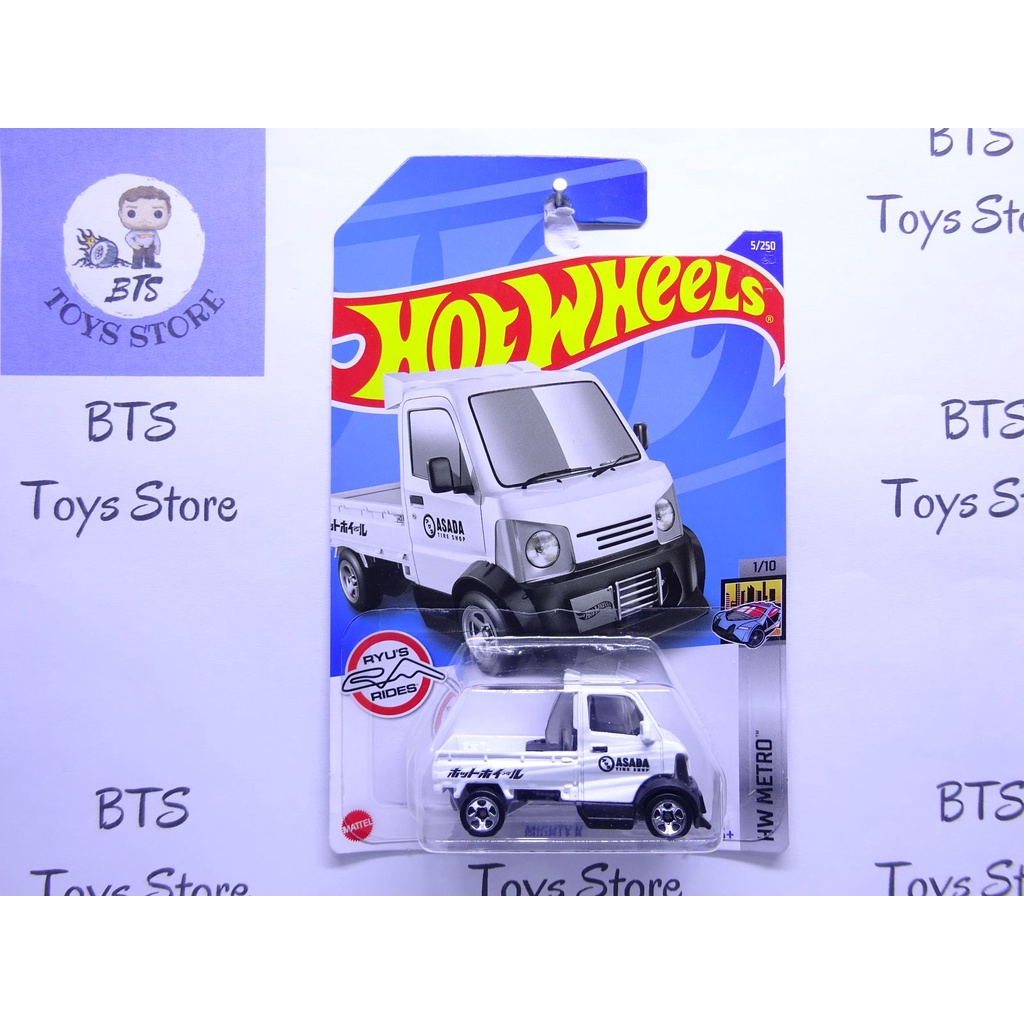 Hot Wheels Mighty K Putih Tampo ASADA Tire Shop
