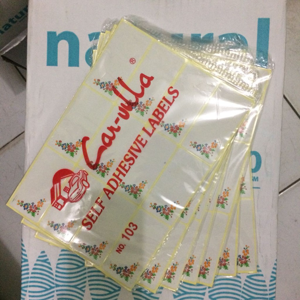

Sticker Label Undangan 103 Bunga [84 label/pack] Ukuran 3 x 6,2 cm