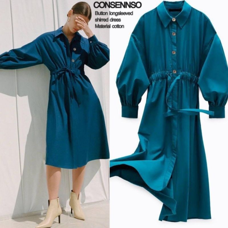 consenso long dress belt