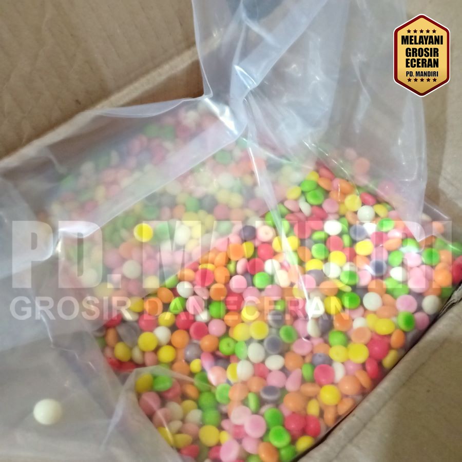 

LAGIE RAINBOW CHIPS 1/2 BULAT WARNA WARNI