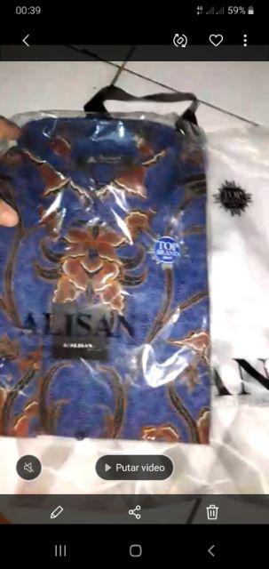 Alisan Original Kemeja Batik Lengan Panjang Reguler - 10356