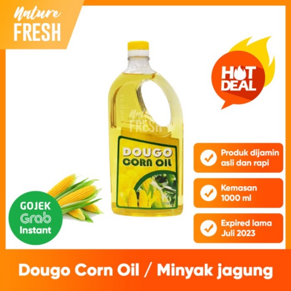 

Jual Minyak Jagung Dougo Corn Oil Minyak Goreng Jagung Murni Mpasi - 1000ml Murah