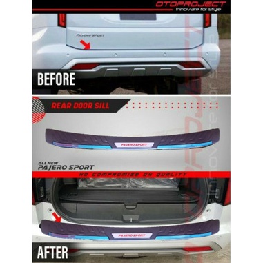 sill plate belakang pajero 2021 UP inject