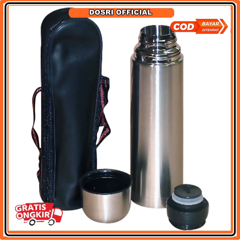 [ BISA COD ] TERMOS BOTOL AIR MINUM/STAINLESS STEELE VACUUM BOTTLE 500 ML