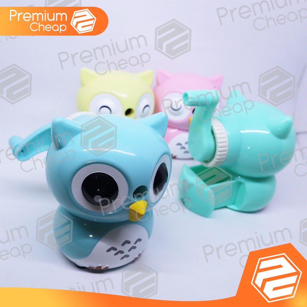 

[1 PC] Serutan Putar Rautan Pensil OWL Lucu Burung Hantu Xiaolinjing