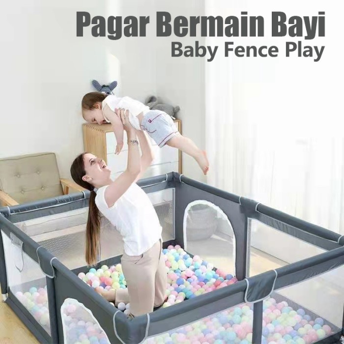 Bostonstore Pagar baby Pembatas Pengaman Pagar Kasur Ranjang Bayi / Pagar Bayi Bermain / Pagar Bayi Bermain Set / Pagar Bermain Anak dan Bayi / Pagar Bermain Anak Murah / Pagar Mainan Anak / Pagar Pembatas Bayi / playpen pagar bayi