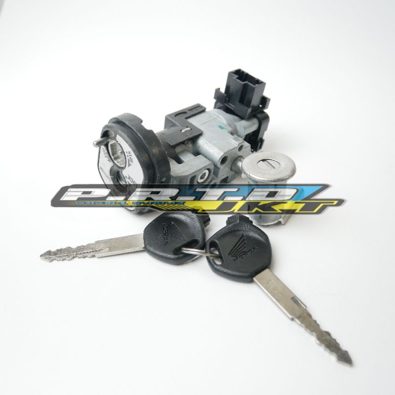 Komplit Kunci Kontak Honda Beat Eco Street 2016-2018 Original