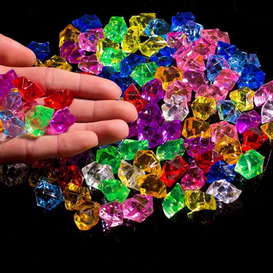 Acrylics crystal interior design stones accessory decorations timezone lucu crystal