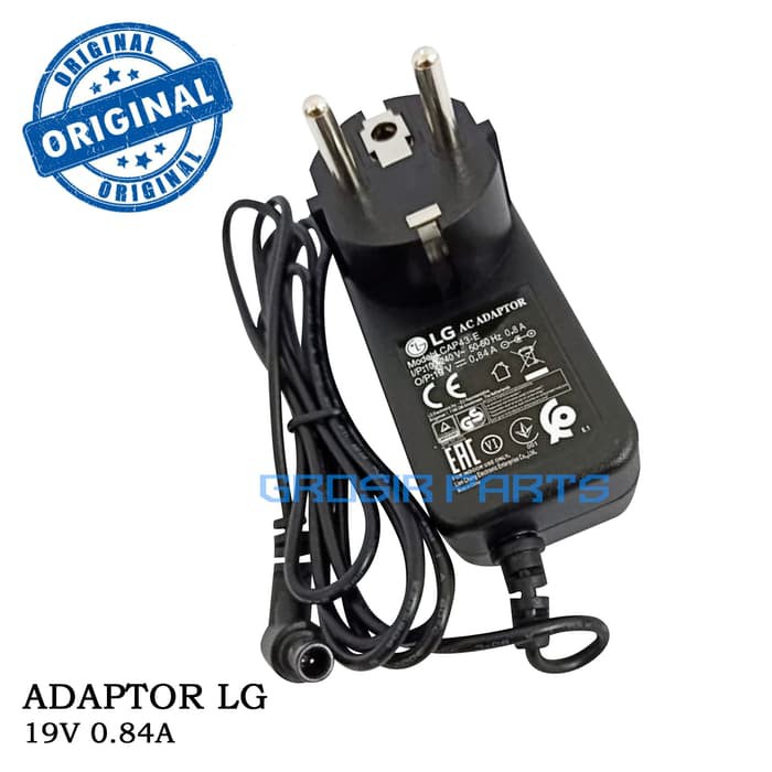 Adaptor LG Original 19V 0.84A 19V 0.8A TV Monitor LG