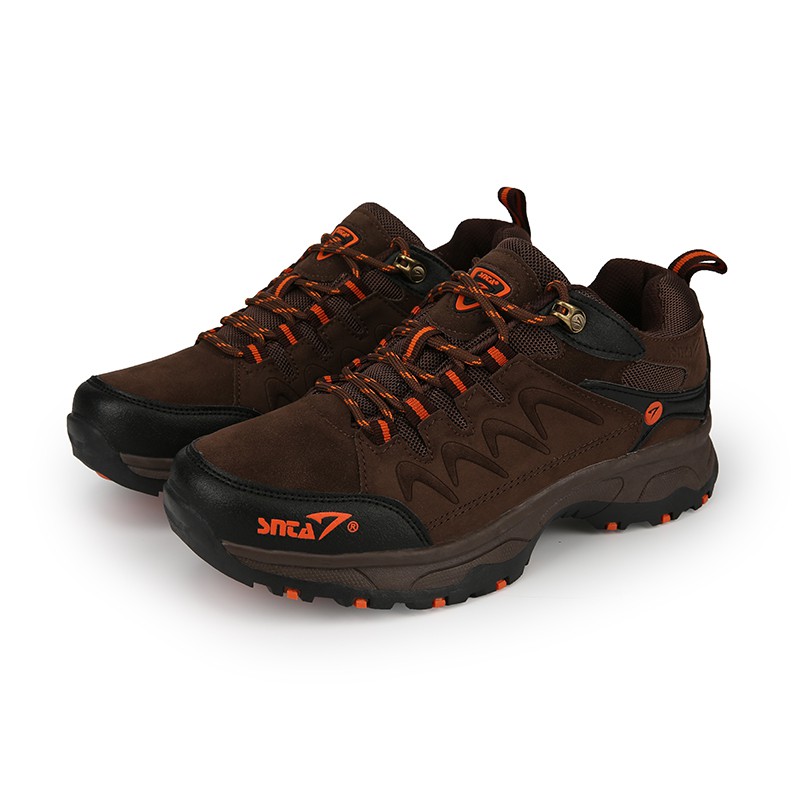 Hiking Shoes SNTA 435 Brown Orange Sepatu Gunung Snta Pendek Original