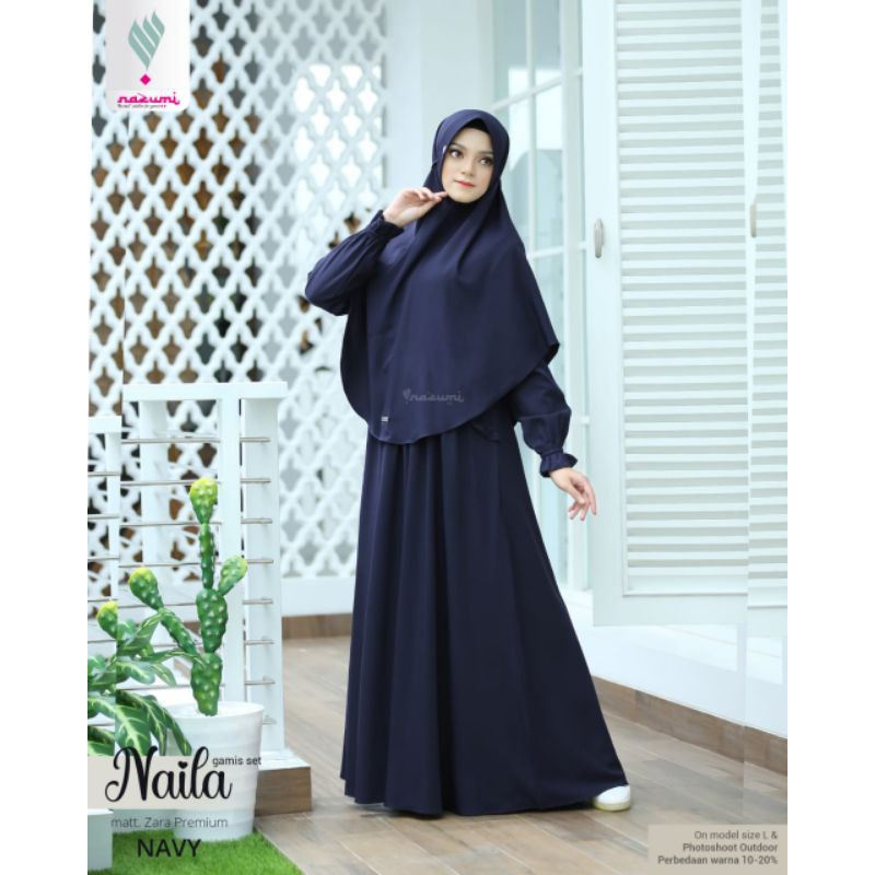 Naila Dress set By @Nazumi Gamis