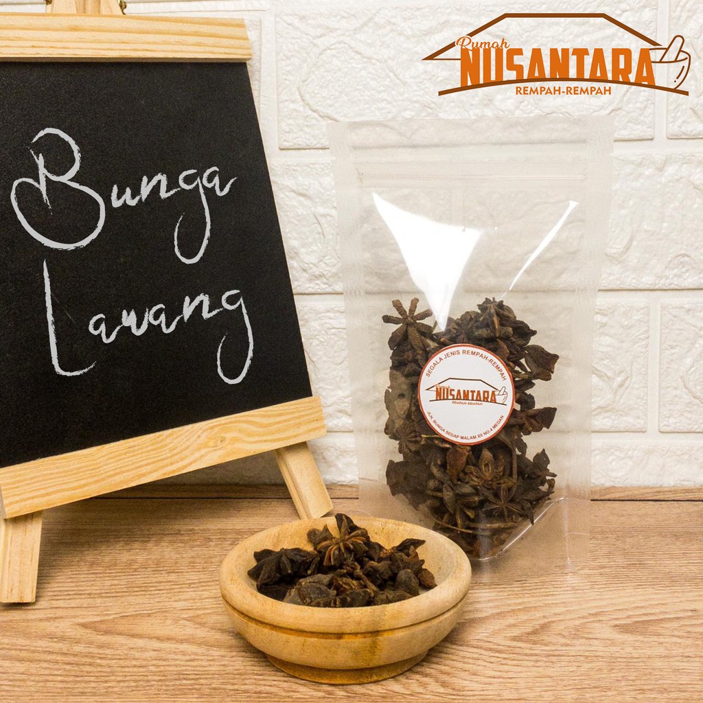 

Bunga Lawang Super - Kembang Pekak - Premium Star Anise 100gr