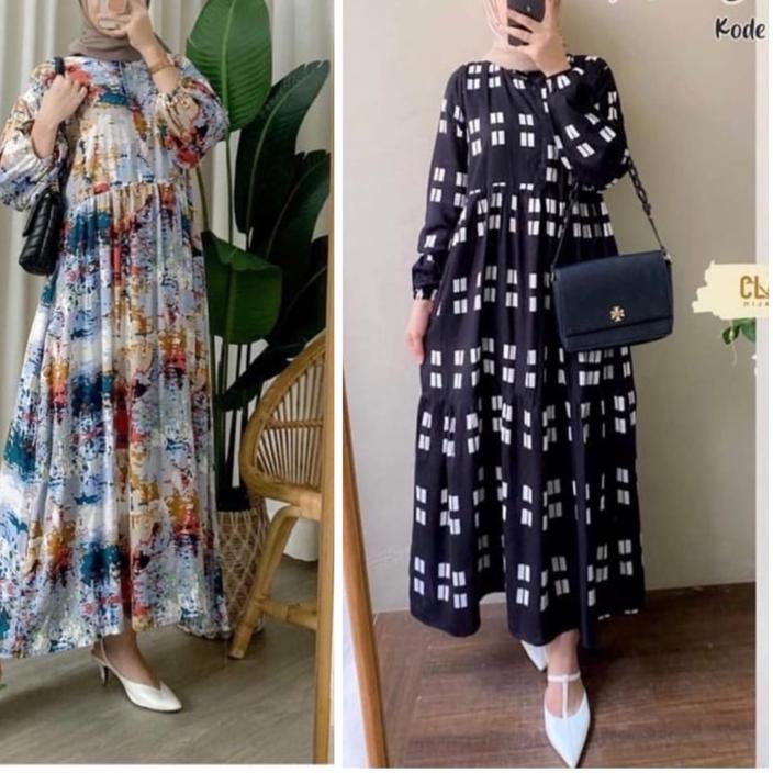 ✨Stock New ALL MIDI GAMIS DRESS RAYON UNIQLO PART 2 3.3 sale/SHOPEE MALL/【SHOPEE MALL】/Original/(TER