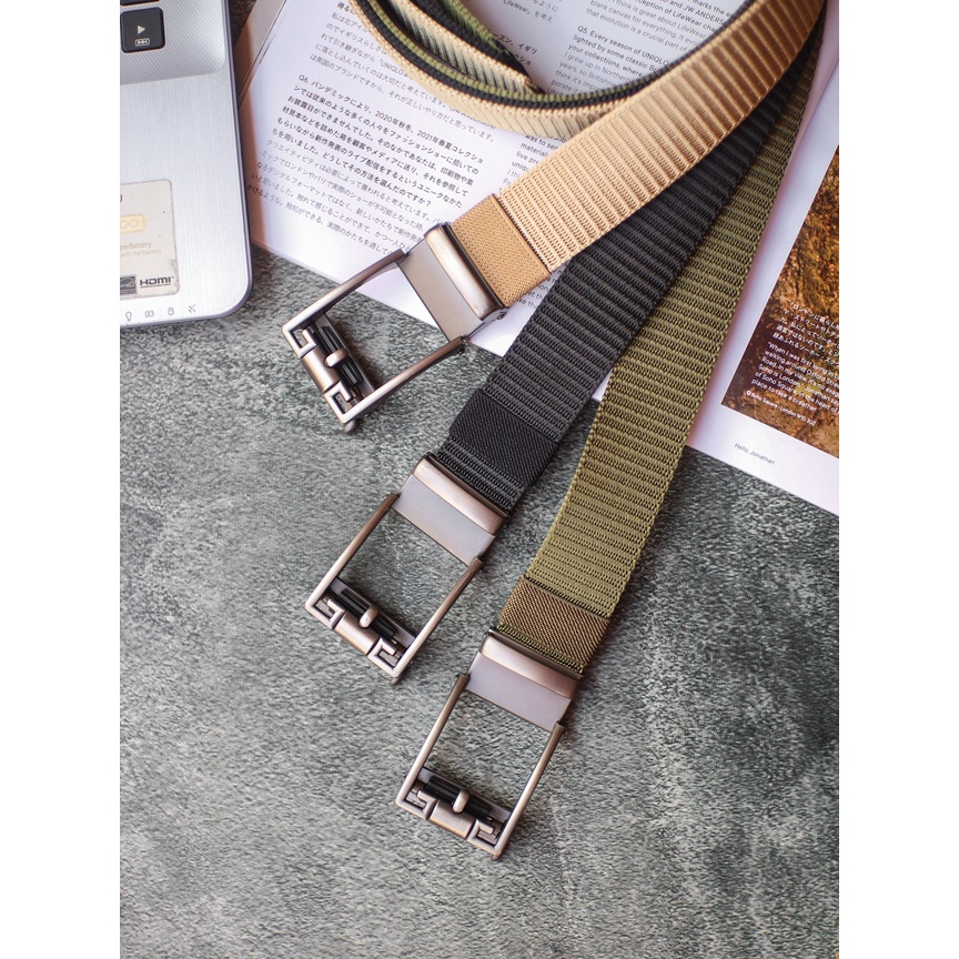 IKAT PINGGANG TACTICAL PRIA BAHAN KANVAS METLA BUCKLE / SABUK PRIA KANVAS - MC-SA-13