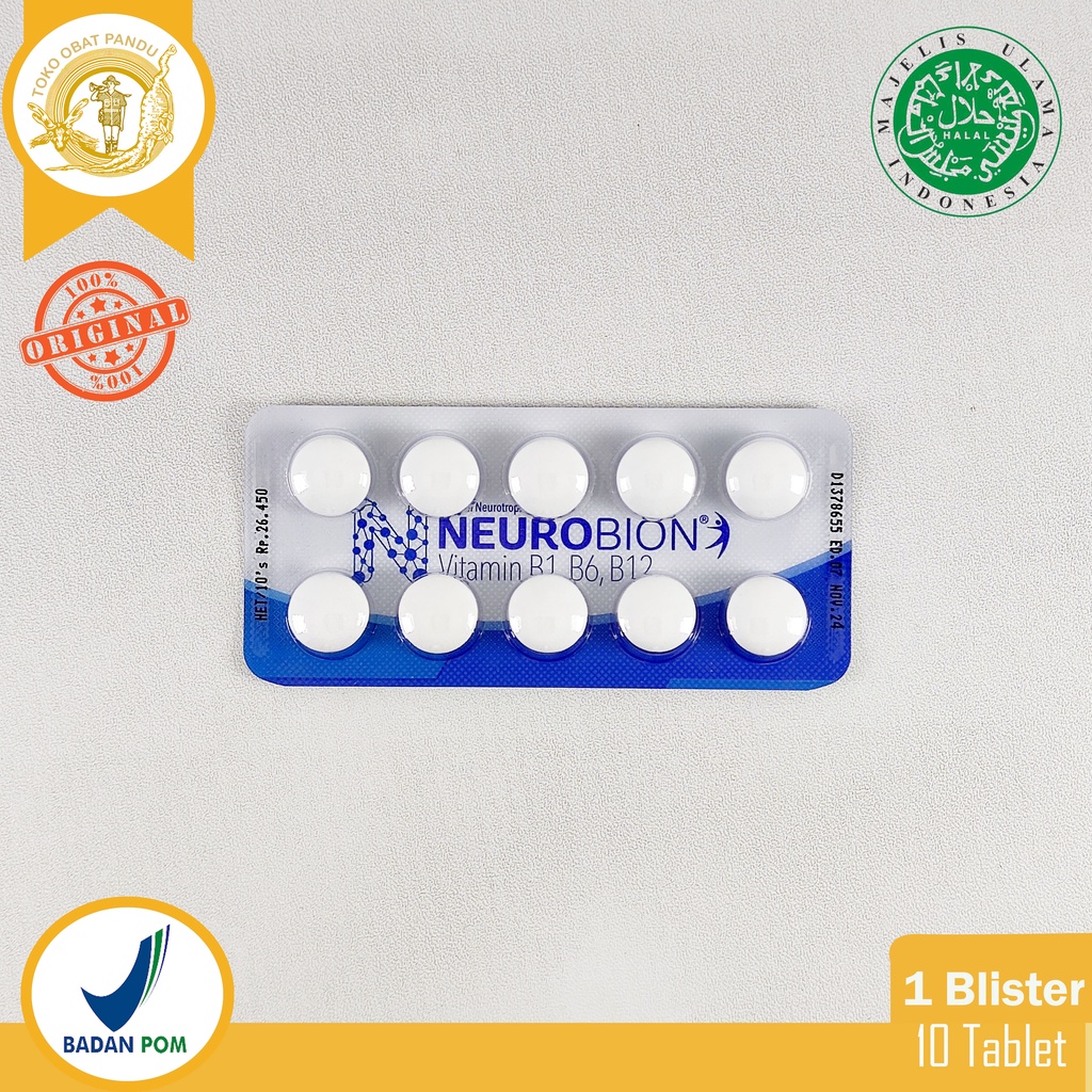NEUROBION (1 BLISTER) / VITAMIN SARAF / NYERI OTOT / PEGAL