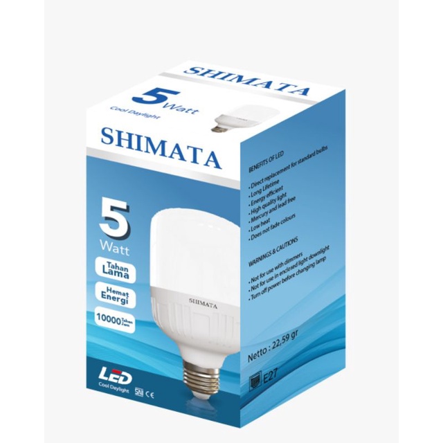 Lampu LED kapsul LED bulb Terang dan ekonomis SHIMATA